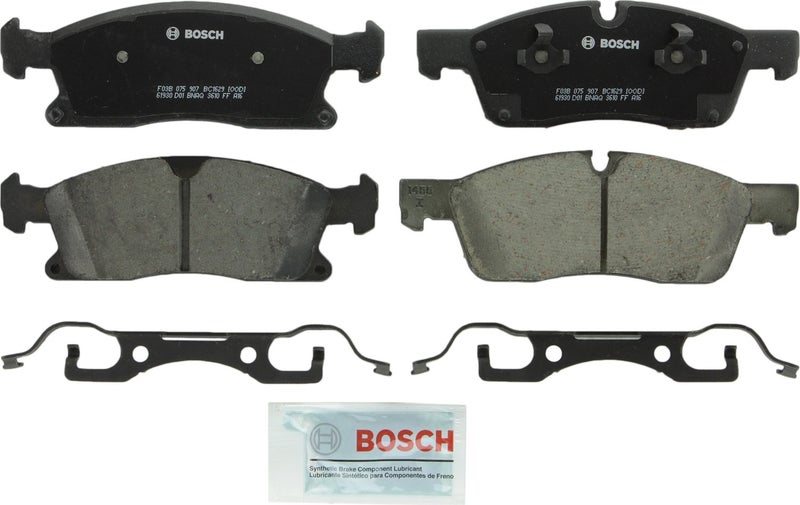 BOSCH BC1629 QuietCast Premium Ceramic Disc Brake Pad Set Compatible with Select Dodge Durango Jeep Grand Cherokee MercedesBenz GL350 GL450 GLE300d GLE350 GLE400 GLS350d GLS450 ML350 FRONT